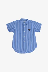 Kids Woven Shirt Comme des Garçons PLAY – Stripe | Centre Commercial